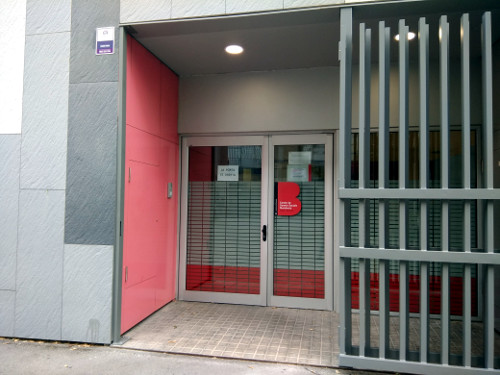 Sants Time Bank entrance by the Numancia Social Services Center